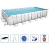 Bestway Power Steel swimmingpools&aelig;t 732x366x132 cm rektangul&aelig;r