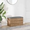 vidaXL opbevaringsb&aelig;nk h&aring;ndlavet eg 82x42x45 cm konstrueret tr&aelig;