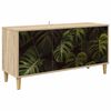 vidaXL TV-skab ELBURG 102 x 33 x 50 cm Sonoma-eg Konstrueret tr&aelig;