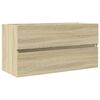 vidaXL vaskeskab 90x38,5x45 cm konstrueret tr&aelig; sonoma-eg