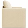 vidaXL Sovesofa 110cm Creme Stof