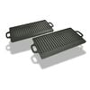 vidaXL Grillfad 2 stk St&oslash;bejern Vendbart 50x23 cm