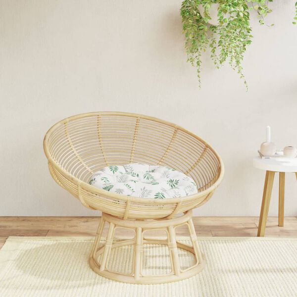 vidaXL rund hynde &Oslash;60x11 cm oxfordstof bladm&oslash;nster