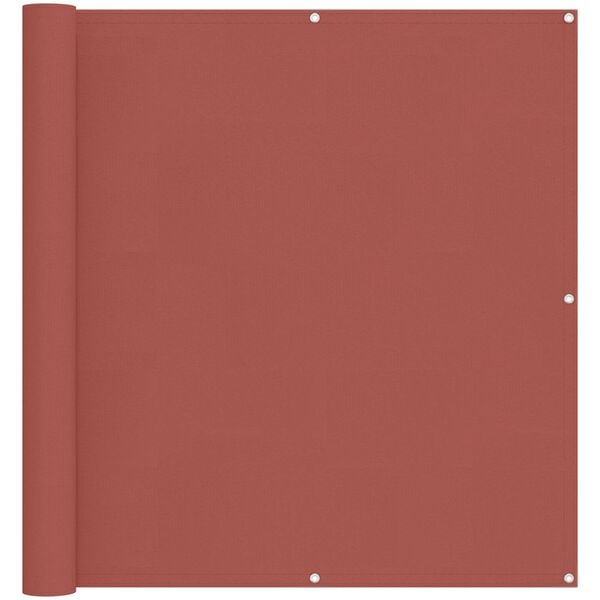 vidaXL Altan Sk&aelig;rm Terrakotta 110 x 600 cm Oxford stof