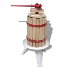 vidaXL frugt- og vinpresser 6 l