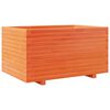vidaXL plantekasse 90x60x49,5 cm massivt fyrretr&aelig; gyldenbrun