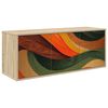 vidaXL V&aelig;gh&aelig;ngt TV Skab BONN 102 x 33 x 40 cm Sonoma-eg