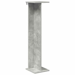 vidaXL Planteholder Betongr&aring; 25 x 25,5 x 100,5 cm Konstrueret tr&aelig;