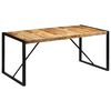 vidaXL spisebord 175x90x76 cm massivt ru mangotr&aelig;