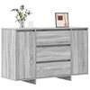 vidaXL Sideboard Grå Sonoma 120 x 41 x 75 cm Konstrueret træ