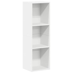 vidaXL bogreol/tv-bord 36x30x114 cm konstrueret tr&aelig; hvid
