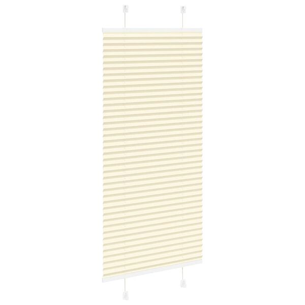 vidaXL Pliss&eacute;gardin fl&oslash;de 55x100 cm Stofbredde 54,4 cm Polyester