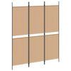 vidaXL 4-panels rumdeler 200x180 cm stof sort