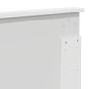 vidaXL Opbevaringsseng med skuffe Hvid 160 x 200 cm Konstrueret tr&aelig;
