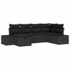vidaXL Sofa S&aelig;t 6 stk. polyrattan