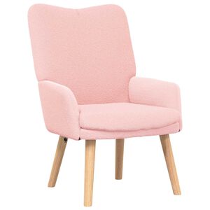 vidaXL l&aelig;nestol Lyser&oslash;d 63 x 67 x 94 cm Uldstof og krydsfiner