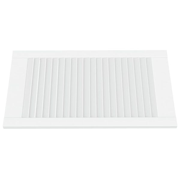 vidaXL skabslåger 2 stk. 69x39,4 cm lameldesign massivt fyr hvid