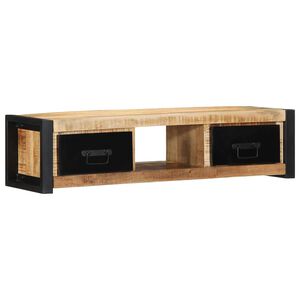 vidaXL tv-bord 100x30x25 cm massivt ru mangotr&aelig;