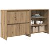 vidaXL Sideboard 2 pcs Artisan Egetr&aelig; 70 x 41 x 75 cm Konstrueret tr&aelig;
