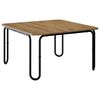 vidaXL Sofabord Artisan-eg 100 x 100 x 45 cm Konstrueret tr&aelig;