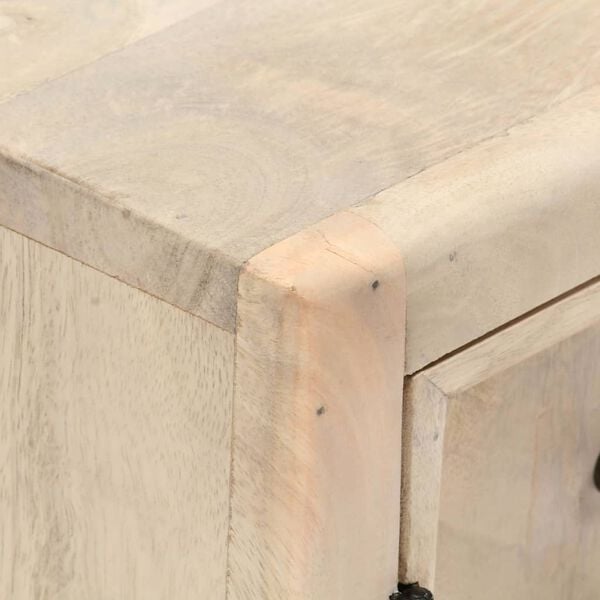 vidaXL sengebord 40x30x50 cm massivt mangotr&aelig;
