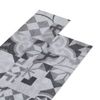 vidaXL ikke-selvklæbende gulvbrædder 5,26 m² 2 mm PVC gråt mønster
