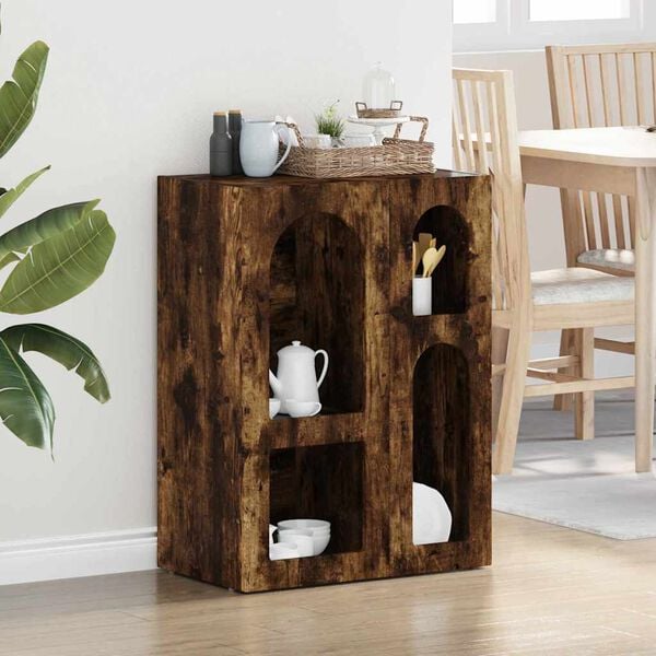 vidaXL Sideboard R&oslash;get eg 59 x 35 x 80.5 cm Konstrueret tr&aelig;