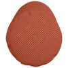vidaXL Bolsterpuder 2 pcs Rød orange Ø 25 x 70 cm Velourstof