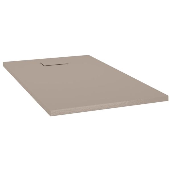 vidaXL brusekar SMC 120x70 cm brun