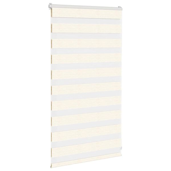 vidaXL zebragardin marmorbeige 85x100 cm stofbredde 80,9 cm polyester