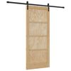 vidaXL Skyded&oslash;r Naturfarvet 86 x 198,5 cm Massivt fyrretr&aelig;