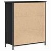 vidaXL Sideboard Sort eg 70 x 30 x 80 cm Konstrueret tr&aelig;