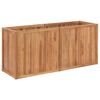 vidaXL h&aelig;vet plantekasse 150x50x70 cm massivt teaktr&aelig;