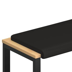 vidaXL B&aelig;nkpude Kunstl&aelig;der Sort Dybde 35 cm