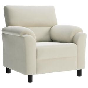 vidaXL Sofa Cremefarvet 94 x 85 x 93 cm Fl&oslash;jl
