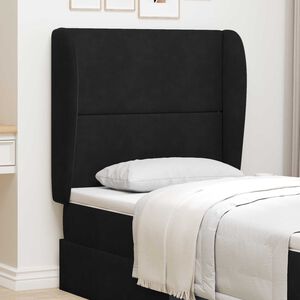 vidaXL Hovedg&aelig;rde&oslash;re Sort 80 x 23 x 6 cm Fl&oslash;jl