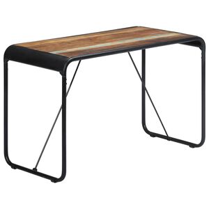 vidaXL spisebord 118x60x76 cm massivt genbrugstr&aelig;