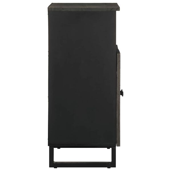 vidaXL sk&aelig;nk 60x33x75 cm massivt mangotr&aelig; sort