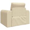 vidaXL Sovesofa Creme 98 x 71 x 83 cm Stof