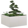 vidaXL Planter 80x80x40 cm Rustfrit st&aring;l