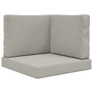 vidaXL Udend&oslash;rs Sofa Pude 3 pcs Gr&aring; Polyester