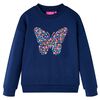 vidaXL Sweatshirt til b&oslash;rn str. 92 marinebl&aring;