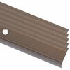 vidaXL 5 stk. trappelister L-facon 100 cm aluminium brun