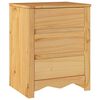 vidaXL Sofabord Drammen Egetr&aelig;sfarvet 45 x 35 x 56 cm Massiv fyrretr&aelig;
