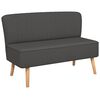 vidaXL sofa i stof 117x55,5x77 cm m&oslash;rkegr&aring;
