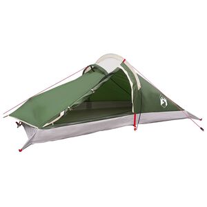 vidaXL Backpacking Telt 2-personers Gr&oslash;n 185T Polyester med PU Coating