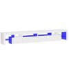 vidaXL tv-skab med LED-lys 260x36,5x40 cm hvid