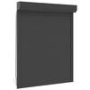 vidaXL Rullegardin Antracit 120 x 150 cm Aluminium og Polyurethan