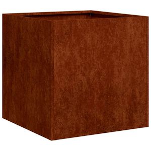 vidaXL plantekasse rustfarvet 40x40x40 cm forvitringsst&aring;l