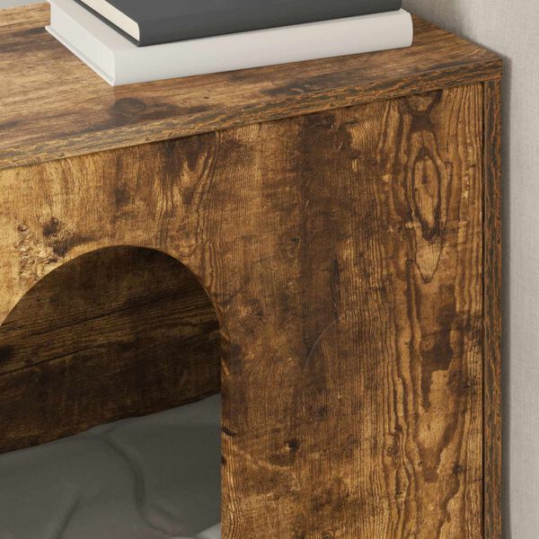 vidaXL Kat Hus R&oslash;get eg 51 x 30 x 52 cm Konstrueret tr&aelig;